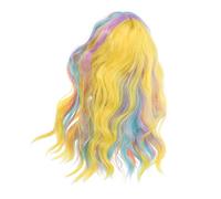 FRCOLOR Wave Wig Set Women's Fake Hair Fashion Party Cosplay Wig Easy Care Long Short Length