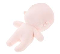 FRCOLOR Wear Resistant Blank Plush Doll with Skeleton Frame Small Human Doll Model for Reusable Soft to Enhance Imagination and Parent Interaction Birthday Gift