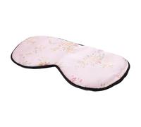 FRCOLOR Weighted Decorative Silk Eye Mask for Sleep, Cooling Therapy Sleeping Blindfold with Soft Natural Silk Cover, Lightweight Eye Mask for Relaxation and Rest in Bed