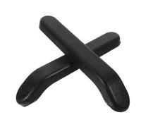 FRCOLOR Wheelchair Armrest Cover Pair Pu Foam Soft Armrest Pads Black Bent Elbow 8.5 Or 14cm Hole Distance Comfortable Replacement Parts for Mobility Scooter and Wheelchair Users