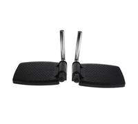 FRCOLOR Wheelchair Footrests Replacement Parts Composite Metal Frame Height Plastic Elderly Senior Transport Chair Accessory Wheelchair Attachment Foot Rest Pad