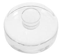 FRCOLOR Wide Mouth Glass Fermenter Jar Weight with Handle for Safe Fermentation and Fermentation, Reusable Mason Jar Lid Suitable for Pickling and Home Fermenting