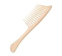 FRCOLOR Wide Tooth Detangling Comb Wooden Hair Pick Comb for African Hair Large Tooth Spacing Smooth Scalp Massage Handmade Wooden for Women Men