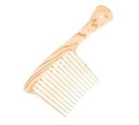 FRCOLOR Wide Tooth Wooden Comb for Detangling and Knot Removal Hair Pick Comb for Thick or Curly Hair Large Tooth Spacing Smooth Scalp