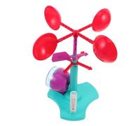 FRCOLOR Wind Speed Anemometer Science with Wind Direction Indicator DIY Stem Educational Weather Vane Kit for Physics Experiments and Interactive Learning