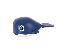 FRCOLOR Wind-up Swimming Whale Bath Toy for Kids Toddler Bathtime Plaything Dark Blue Clockwork Bath Toy for Boys and Girls Bathing Fun