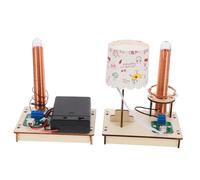 FRCOLOR Wireless Power Transmission Stem Lamp DIY Kit for Educational Science Experiment for Beginners Enhancing Innovation and Critical Thinking Skills