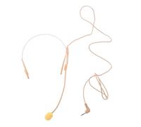 FRCOLOR Wireless Skin Tone Children's Headset Microphone for Singing Performance, Small Head-mounted Microphone Prop for Stage and School, Practical Headset Mic for Teachers and Speakers