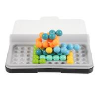 FRCOLOR Wisdom Pyramid Beads Portable Educational Brain Teaser Puzzle Game Enhancing Logical Thinking Problem-solving Memory Skills Lightweight