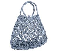 FRCOLOR Women’s Hollowed Woven Handbag Large Capacity PU Fashion Bag | Blue Finish, Easy Access and Low Maintenance, Sturdy Wear Resistance, for Anniversaries and Dating