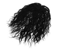 FRCOLOR Womens Hair Short Curly Wig Hair Piece Replacements Real Look and Comfortable Corn Material