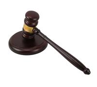 FRCOLOR Wood Gavel Block Set Versatile Judge Hammer for Legal Proceedings Auctions and Ceremonial Events for Professionals Students and Courtroom Use