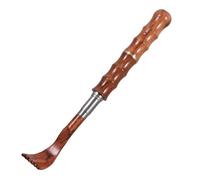 FRCOLOR Wooden Back Scratcher Telescopic Itch Massager Portable Back Scratching Tool Extendable Mexican Rosewood for Daily Use and Relaxation