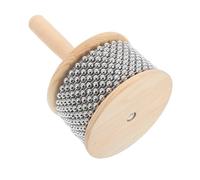 FRCOLOR Wooden Cabasa Percussion Instrument Easy to Learn Handheld Shaker for Beginners and Adults Portable Music Instrument for Personal Practice School Teaching Rhythm Development
