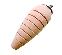 FRCOLOR Wooden Carrot Chewing for Small Pets Hamsters Rabbits Parrots Dental Care Bite Stick with Cage Fix Silver and Khaki