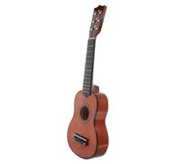 FRCOLOR Wooden Guitar with Strings Sound Musical Instrument for Beginner Boys and Educational Early Learning for Creative Play and Skill Development