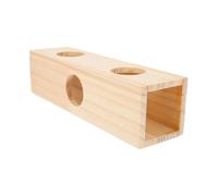 FRCOLOR Wooden Hamster Tunnel Maze for Small Pets, Pet Exercising Labyrinth Plaything, DIY Exploration Habitat Accessory for Hamsters and Mice