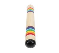 FRCOLOR Wooden Rain Sound Tube Rainbow Rainstick for Educational Sensory Instrument for Creative Play Handheld Rain Sound Simulator Safe Non Toxic Material for Auditory Development and