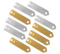 FRCOLOR Zinc and Copper Anode Sheets 10 Pieces for Fruit Battery Experiments Laboratory for Parent- Science Learning