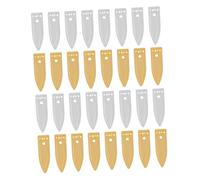 FRCOLOR Zinc Copper Electrode Strip for Fruit Battery Science Experiments Pure Copper and Zinc Sheets with Conductivity for Physics Education and Electroplating Projects Portable DIY Kit