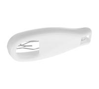 FRCOLOR Zip Pull Extender Zipper Attachment Tool Universal Compatibility Portable White Plastic Metal for Dress Zippers Dressing on The Go Aid for Seniors Disabled