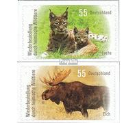 FRD (FR.Germany) 2921-2922 (complete.issue.) selbstklebende issueabe unmounted mint / never hinged ** MNH 2012 Local Wildlife (Stamps for collectors) Cats / big cats (lions / tigers / leopards ...)