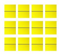 Frddiud Laser Engraving Yellow ABS Double Color Plastic Sheet, 11.8x6.49x0.05 inch Materials Double Color Plastic Sheet for Interior Signs, Badges