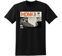 FRDE265wdx BLGR Short SleeveThelonious Monk T-Shirt palo Alto Vinyl cdTop Black XL