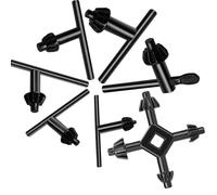 Frdhee 7 Chuck Key Set, 4 Pieces Drill Chuck Keys, 4-in-1 Drill Chuck Key Set, Portable Universal Gear Chuck Key for Tightening Drill Chuck, Drill Chuck Wrench
