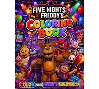 Fre-ddy's Coloring Book for Kids, Teens & Adults: 50+ Designs with Cute Big Pictures to Color - Great For Stress Relief And Creative Breaks - Coloring Pages For Kids, Teens, Adults.