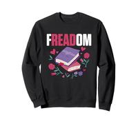 Freadom Anti Ban Books Freedom To Read Book Reading Sweatshirt
