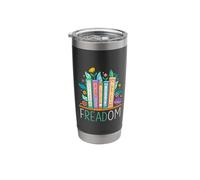 FREADOM Banned Books Freedom Stainless Steel Insulated Tumbler