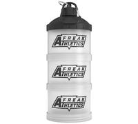 Freak Athletics 3 x 200 ml Protein Powder Storage Container - Clear/Black