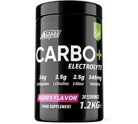 Freak Athletics Carbo+ Electrolyte 1.2kg - Carbohydrate Energy Drink Powder with Added Electrolytes, L Citrulline & D-Ribose - Hydration, Energy, Performance & Recovery Fuel