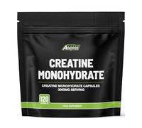 Freak Athletics Creatine Monohydrate Capsules - 3000mg Per Serving, 120 Capsules, 100% Pure Creatine for Strength, Power & Muscle Performance, Easy to Swallow Capsule | 4 Capsules Per Serving