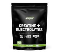 Freak Athletics Creatine Monohydrate Powder + Electrolytes Powder - Unflavoured |180g | 30 Servings | Creatine & Electrolytes Blend for Strength, Hydration, Performance, Pre & Post Workout