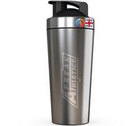 Freak Athletics Protein Shaker Bottle | 700ml BPA Free Stainless Steel Protein Shaker With Wire Mixing Ball | Leak Proof Design Flip-Top Lid | Insulated Lightweight with Easy Grip Supplement Mixer
