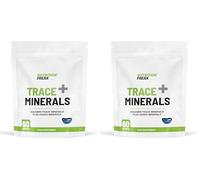 Freak Athletics Trace Minerals + 60 Capsules - Aquamin Trace Minerals a 70+ Nutrient-Dense Multimineral Complex Sourced from Marine Plant - UK Made (Pack of 2)
