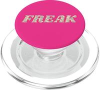 freak faded leopard print PopSockets PopGrip for MagSafe