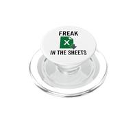 Freak in the Excel Sheets Spreadsheets Funny Computer Joke PopSockets PopGrip for MagSafe