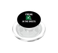 Freak in the Sheets Spreadsheets Funny Computer Joke PopSockets PopGrip for MagSafe