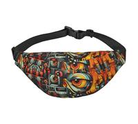 freak Large Fashion Crossbody Waist Bag, Travel Casual Boys Waist Bag, Suitable for Sports, Running, Cycling, Traveling, Fishing
