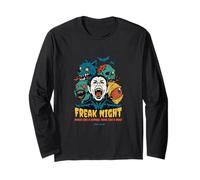 Freak Night Halloween Monsters - Vampire, Werewolf & Zombie Long Sleeve T-Shirt