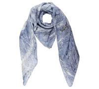 Freak Scene Cotton cloth two-tone marbled grey blue 100x100cm light neckerchief square cloth scarf