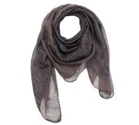 Freak Scene Cotton Scarf - Elephant - brown - blue-black - squared kerchief