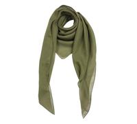 Freak Scene Cotton Scarf - green - olive - squared kerchief