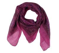 Freak Scene Cotton Scarf - Indian pattern 1 - magenta - squared kerchief