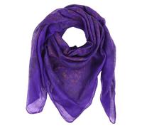 Freak Scene Cotton Scarf - Indian pattern 1 - purple 2 - squared kerchief