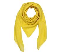 Freak Scene Cotton Scarf - ochre - light ochre - squared kerchief