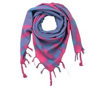 Freak Scene Kufiya - pink - turquoise - 40x40 inch - Shemagh - Arafat scarf